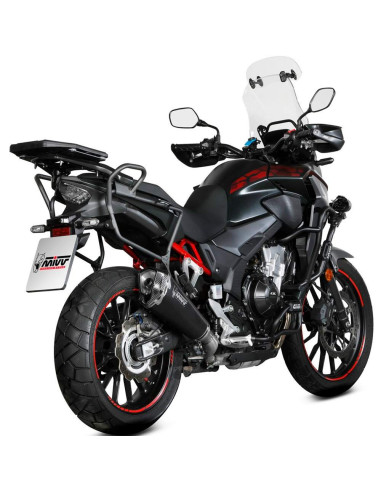 Escape Marca Mivv delta race negro para honda cb 500 x 21-