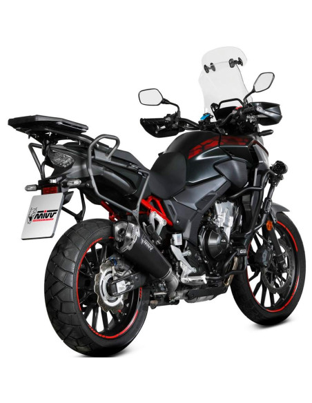 Escape Marca Mivv delta race negro para honda cb 500 x 21-