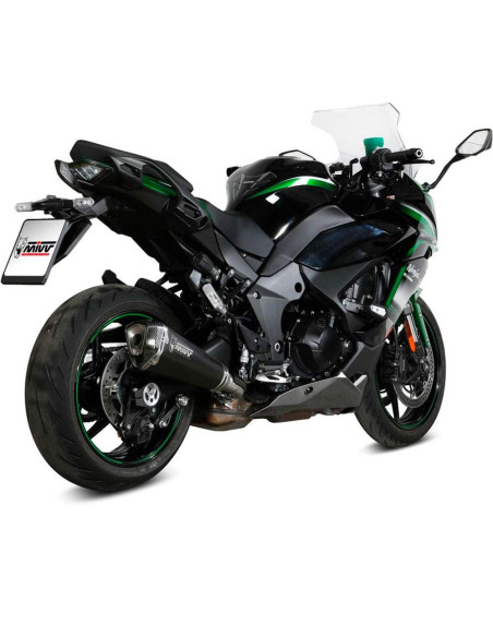Escape Marca Mivv delta race negro para kawasaki ninja 1000 sx - tourer 20-