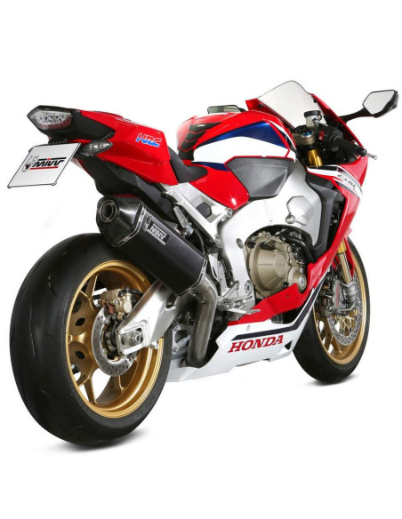 Escape Marca Mivv speed edge negro para honda cbr 1000 rr 17-19