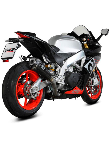 Escape Marca Mivv delta race carbono para aprilia rsv4 17-20