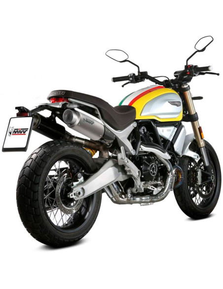 Escape Marca Mivv gppro titanio para ducati scrambler 1100 18-20