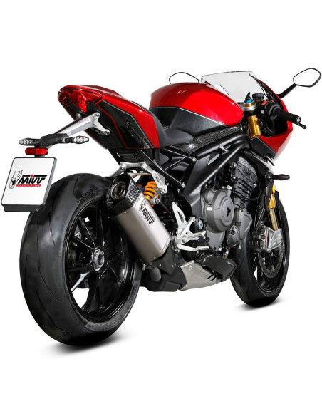Escape Marca Mivv sr-1 titanio para triumph speed triple 1200 rr - rs 21-