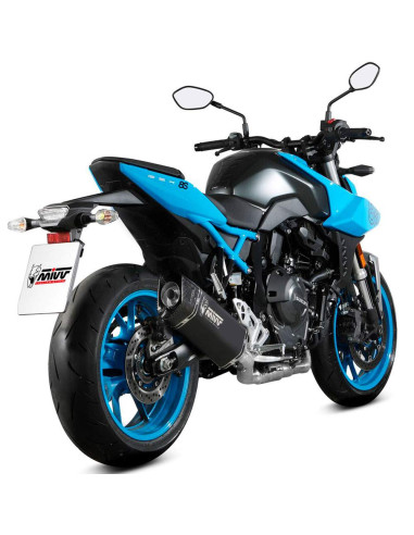 Escape completo Marca Mivv sr-1 negro para Suzuki gsx-8s 22-