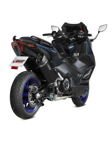 Escape completo Modelo SR1 negro para Yamaha TMax560 22- Marca Mivv