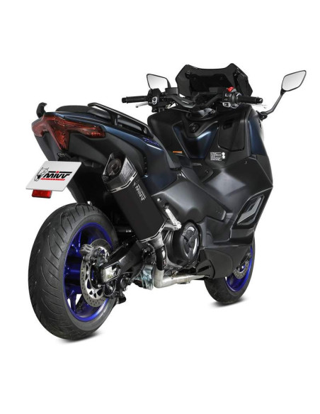 Escape completo Modelo SR1 negro para Yamaha TMax560 22- Marca Mivv