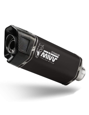Escape completo Modelo SR1 negro para Yamaha TMax560 22- Marca Mivv