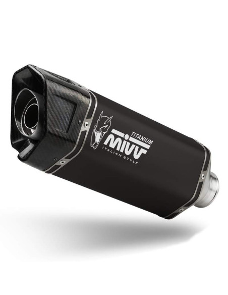 Escape completo Modelo SR1 negro para Yamaha TMax560 22- Marca Mivv