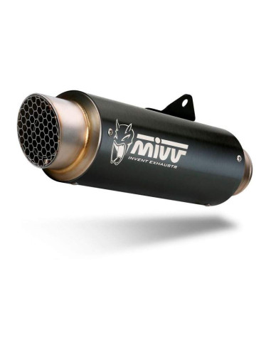 Escape Marca Mivv GP PRO en acero negro para BMW G310R 18-