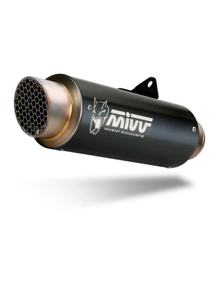 Escape Marca Mivv GP PRO en acero negro para BMW G310R 18-