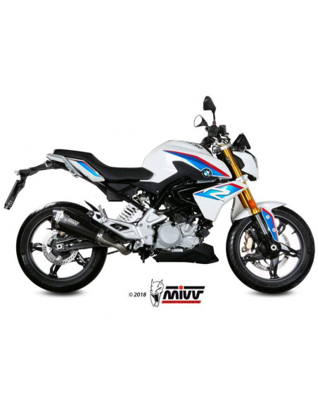 Escape Marca Mivv Modelo DELTA RACE carbono para BMW G310R 18-