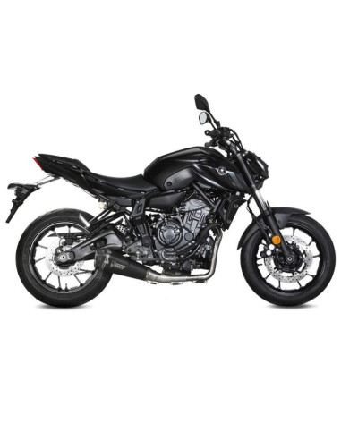 Escape Marca Mivv Modelo delta race negro para Yamaha MT07 21-