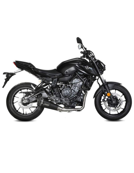 Escape Marca Mivv Modelo delta race negro para Yamaha MT07 21-