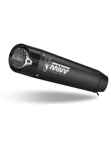 Escape Modelo X-M5 para Triumph Speed Triple R-RS 18-20 negro Marca Mivv
