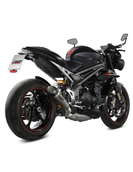 Escape Modelo MX-M5 para Triumph Speed Triple R-RS 18-20 Marca Mivv