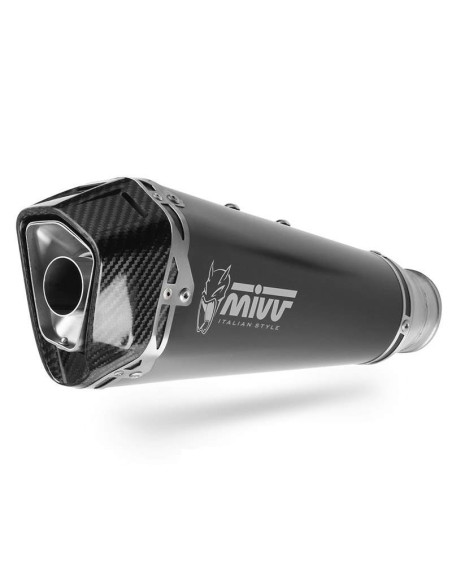 Escape Modelo delta para Triumph Street Triple S 660 17- negro Marca Mivv