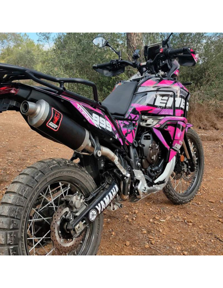 Escape Modelo Dakar Marca Mivv para Yamaha Tenere 700 19- negro