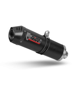 Escape Marca Mivv oval carbono para honda cbf600 04-10
