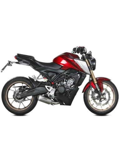 Escape Marca Mivv Modelo MK3 Acero para HONDA CB 125R 21+
