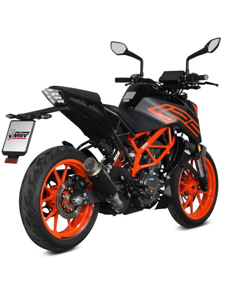 Escape Marca Mivv Modelo GP pro negro para KTM Duke 125-390 21-23