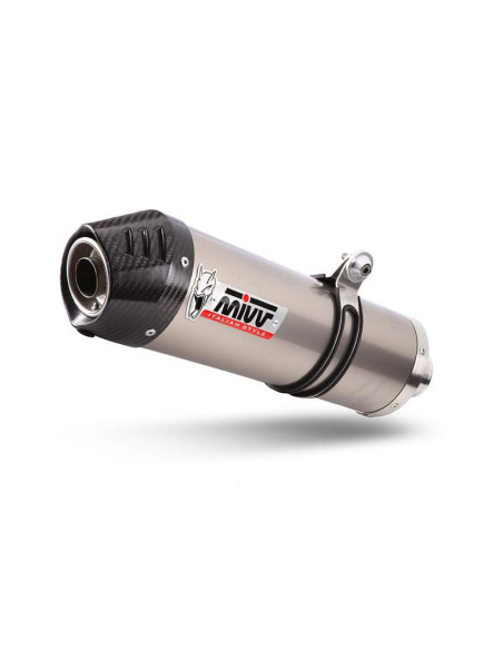 Escape oval titanio para Husqvarna 701 Enduro-Supermoto 17-20 Marca Mivv