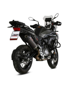 Escape oval carbono para Benelli TRK502X 18- Marca Mivv