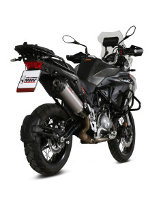 Escape oval titanio para Benelli TRK502X 18- Marca Mivv