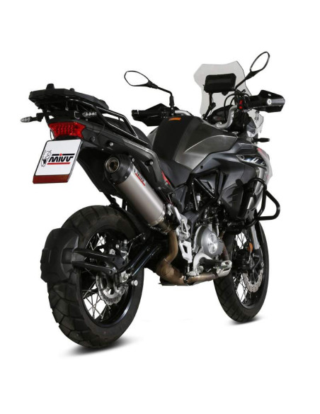 Escape oval titanio para Benelli TRK502X 18- Marca Mivv
