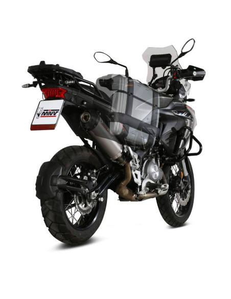 Escape oval titanio para Benelli TRK502X 18- Marca Mivv