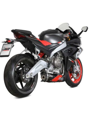 Escape Delta race para Aprilia RS660 20+ negro Marca Mivv