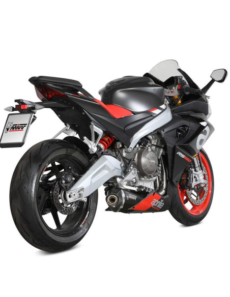 Escape Delta race para Aprilia RS660 20+ negro Marca Mivv