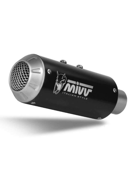 Escape Marca Mivv Modelo MK3 acero negro para HONDA CB 125R 18-20