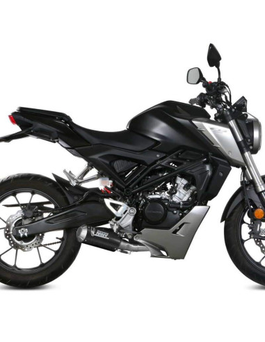 Escape Modelo MK3 carbono para HONDA CB 125R 18-20 Marca Mivv