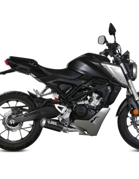 Escape Modelo MK3 carbono para HONDA CB 125R 18-20 Marca Mivv