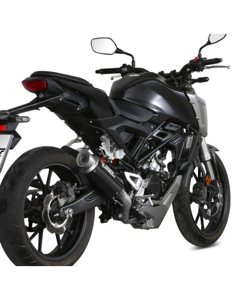 Escape Marca Mivv GP PRO Carbono para HONDA CB 125R 18-20