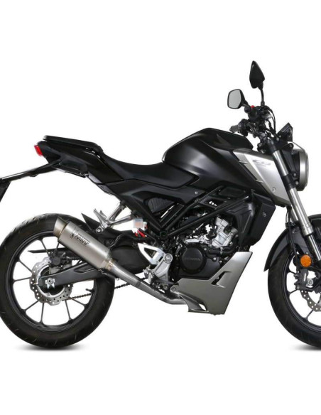 Escape Marca Mivv GP PRO Titanio para HONDA CB 125R 18-20