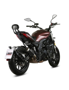 Escape Marca Mivv Modelo MK3 negro para Benelli 502C 19-