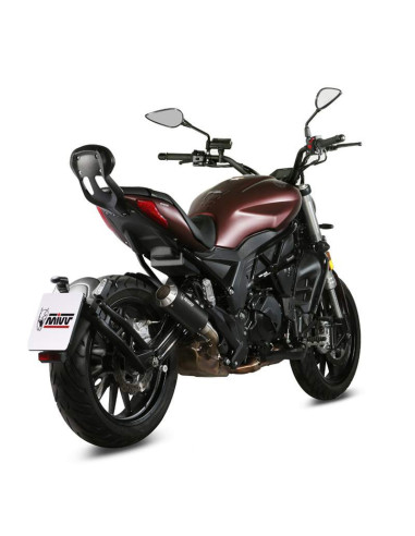 Escape Marca Mivv Modelo MK3 negro para Benelli 502C 19-