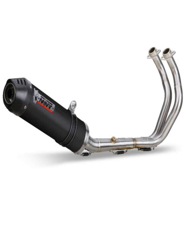 Escape Completo Marca Mivv OVAL Carbono para Yamaha MT07 14-20