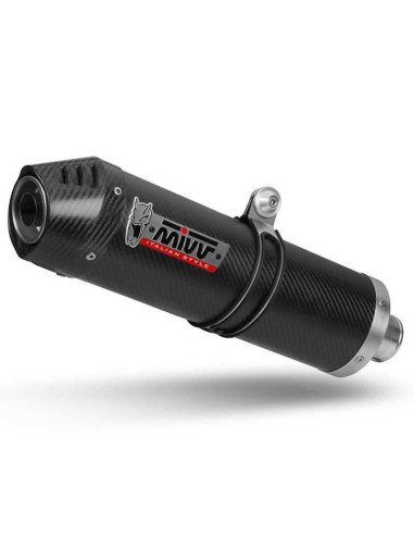 Escape Completo Marca Mivv OVAL Carbono para Yamaha MT07 14-20
