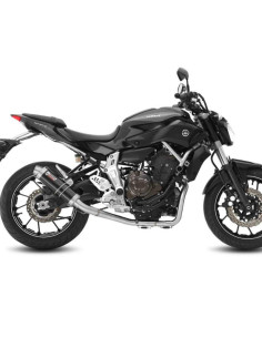 Escape Completo Marca Mivv GP ACERO NEGRO para Yamaha MT07 14- 2