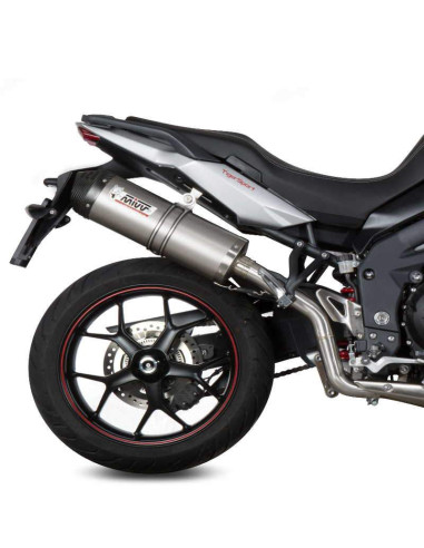 Escape Marca Mivv Oval Titanio para Triumph Tiger 1050 Sport T 17+