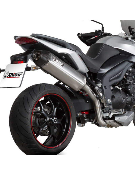 Escape Marca Mivv SPEED EDGE INOX para Triumph Tiger 1050 Sport 17+