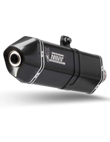Escape Marca Mivv SPEED EDGE BLACK para Triumph Tiger 1050 Sport 17+