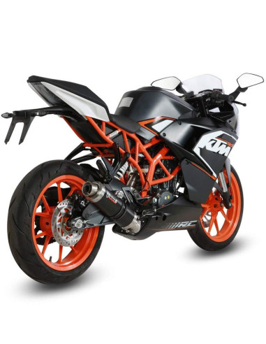 Escape Marca Mivv GP pro carbono para KTM RC 125 14-16