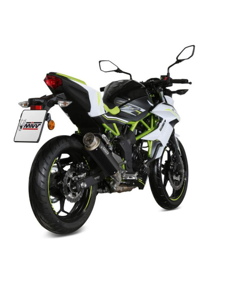 Escape Marca Mivv GP carbono para Kawasaki Z-ninja 125 19-