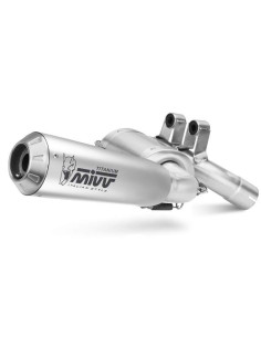 Escape Marca Mivv X-M1 para BMW F900XR 20- titanio 2