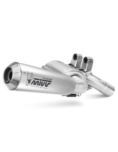 Escape Marca Mivv X-M1 para BMW F900R 20- titanio 2