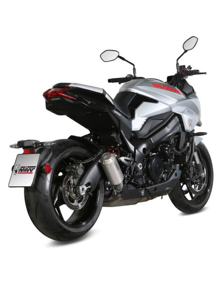 Escape Marca Mivv Modelo MK3 acero para Suzuki Katana 19-