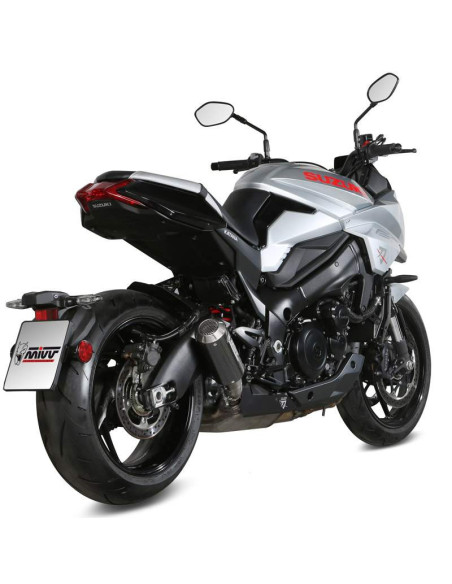 Escape Marca Mivv Modelo MK3 carbono para Suzuki Katana 19-
